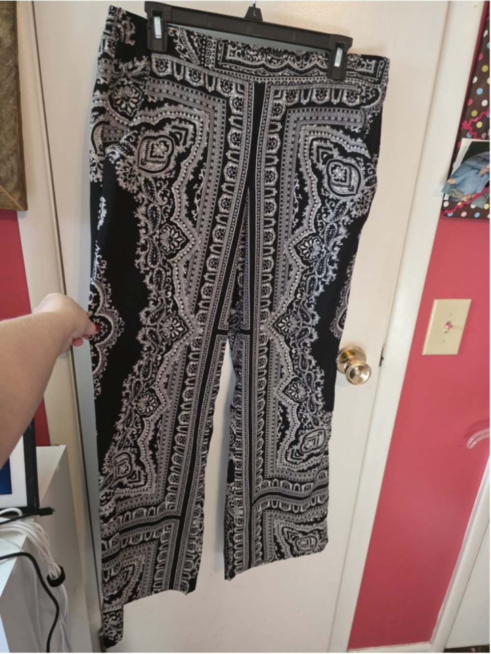 Y2k Boho Women's Large Wide Leg Pants I.N. San Francisco